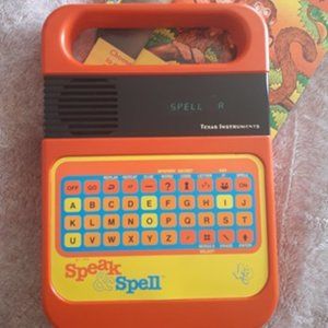 SPEAK & SPELL - Texas Instruments - Retro 1980s